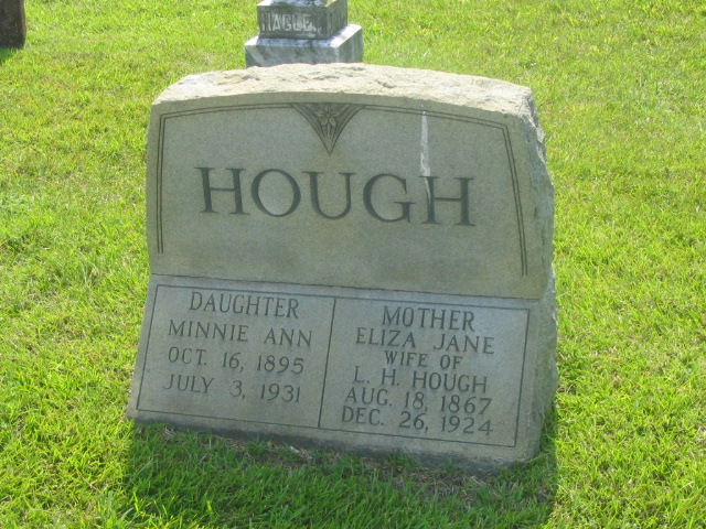 Eliza Jane Benton Hough stone